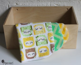 washable wipes for baby and family, reusable washcloths, reusable washcloths