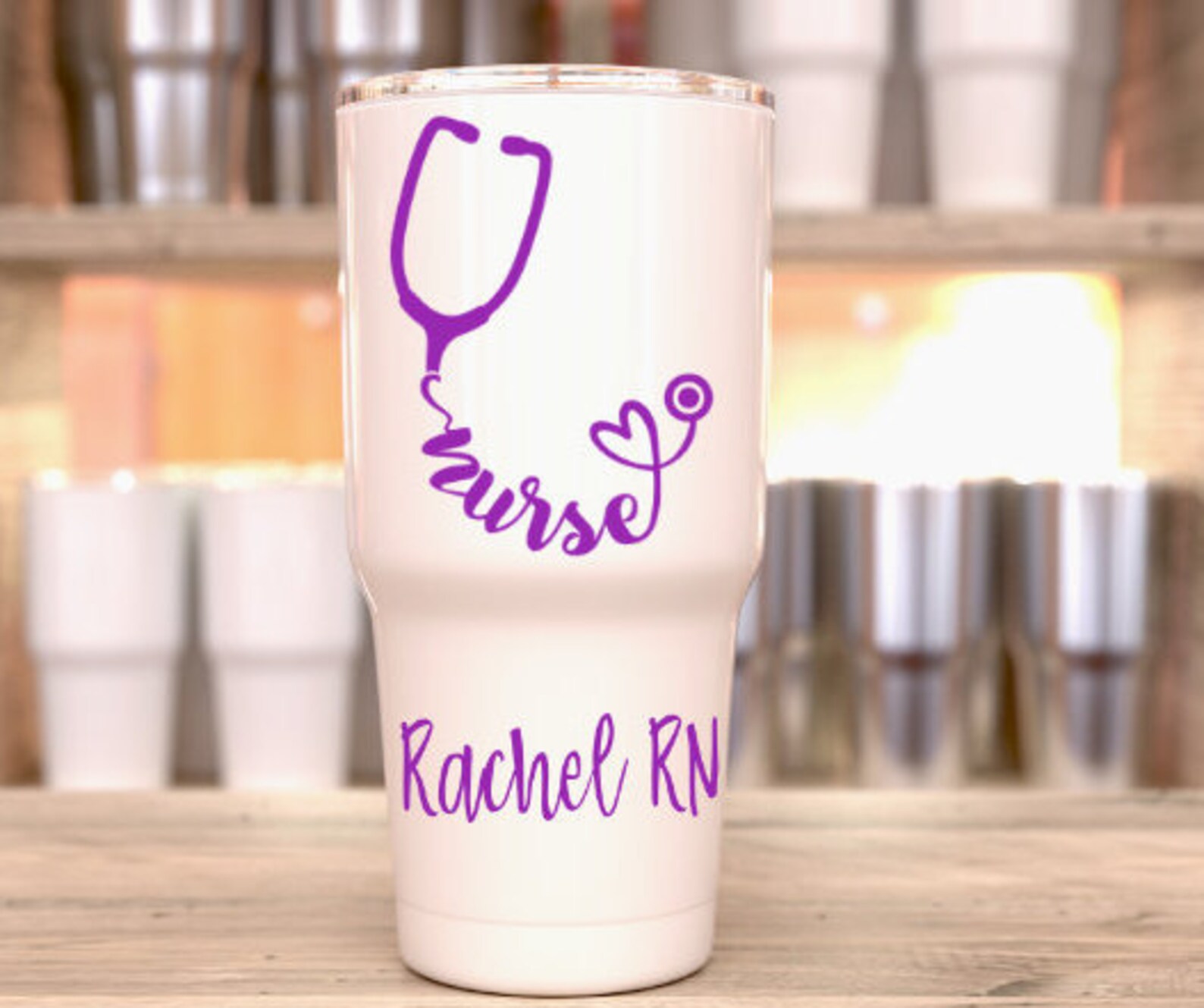 Nurse Decal Tumbler Decal Nurse Graduation Gift Etsy