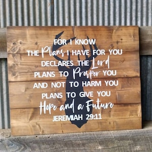 Custom Deer Sign | Rustic Wood Sign | Reclaimed Pallet Scripture Sign | Graduation Gift | Nursery Sign | Custom Woodland Decor | Deer Head