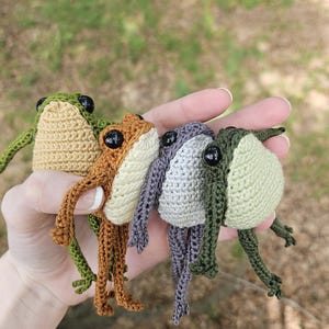 Crochet Toad Pattern - 2 Frog Leg Styles - Dress Up Frog - DIGITAL PATTERN For Frog only