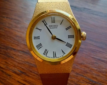 SEIKO Vintage Watch - Steel & Gold Plated