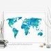 World Map Print 24x36 World Printable Poster - Etsy