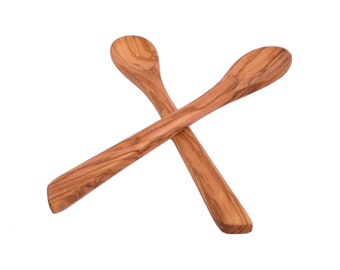 Bois Dolivier Incurvée Spatule Skandwood Handmade En Bois