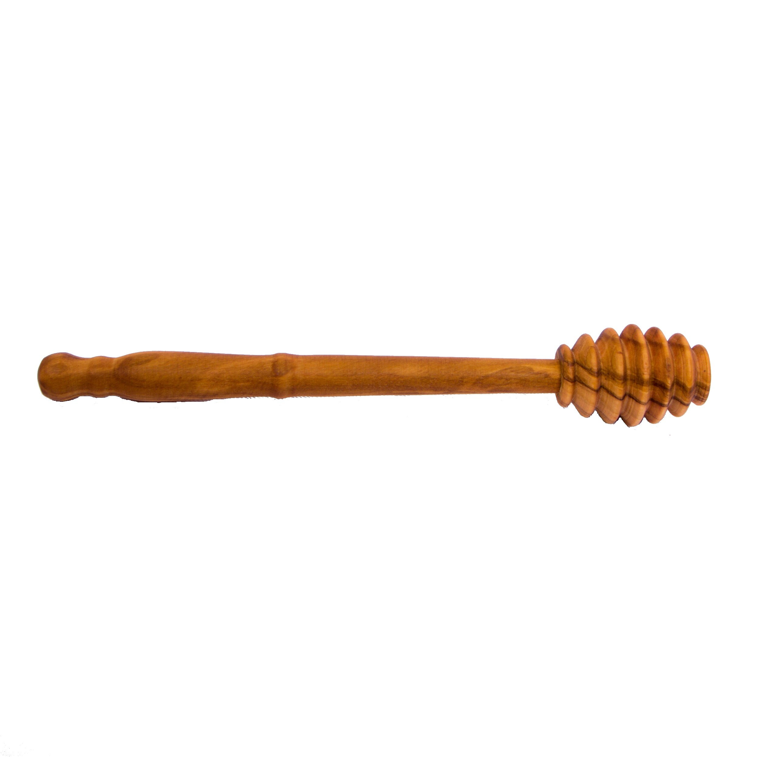 Honey and Syrup Dipper Stick Server - AKwood Olive Wood Drizzler 7.48"