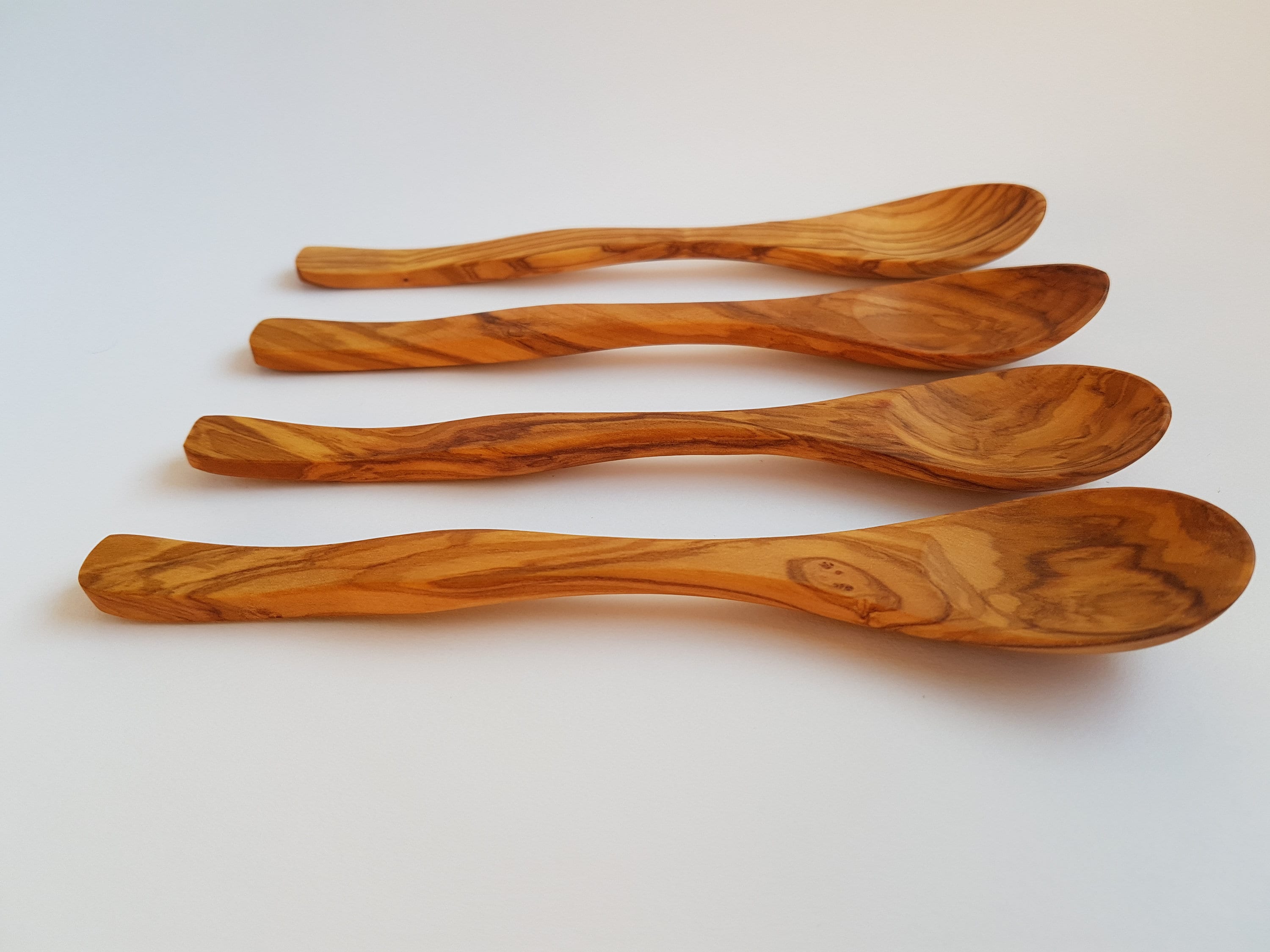Olive Wood Spoons Set of 4 Great Wooden Spoons Etsy