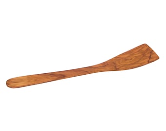 14.56'' Long Olive Wood Spatula,  37 cm Wooden WOK Spatula - Handmade - AKwood, Best Cooking Utensils.