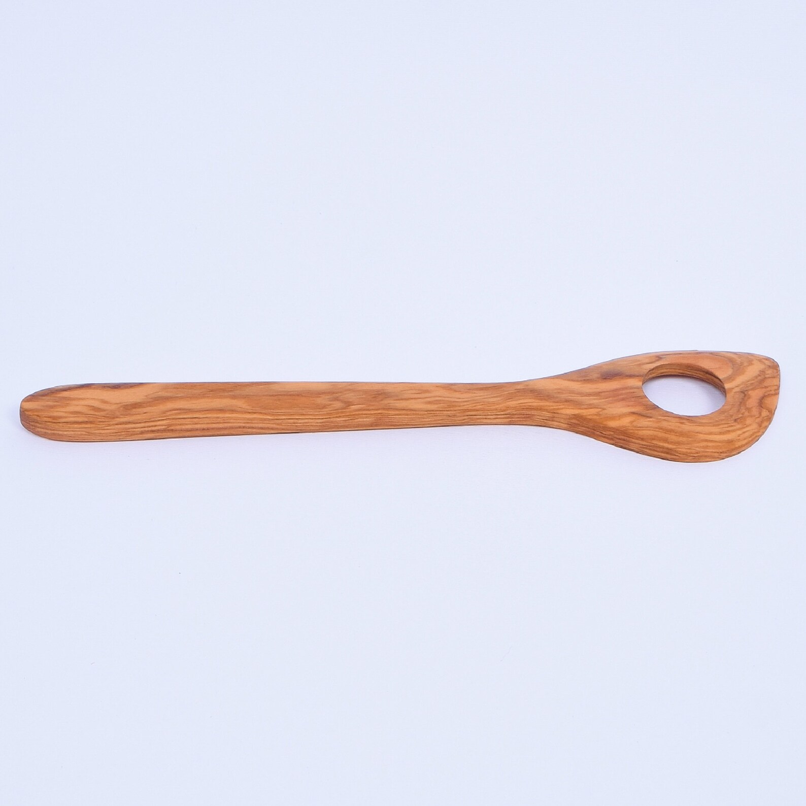 Olive Wood Risotto Spoon Wooden Mixing Spoon with 1 hole Etsy
