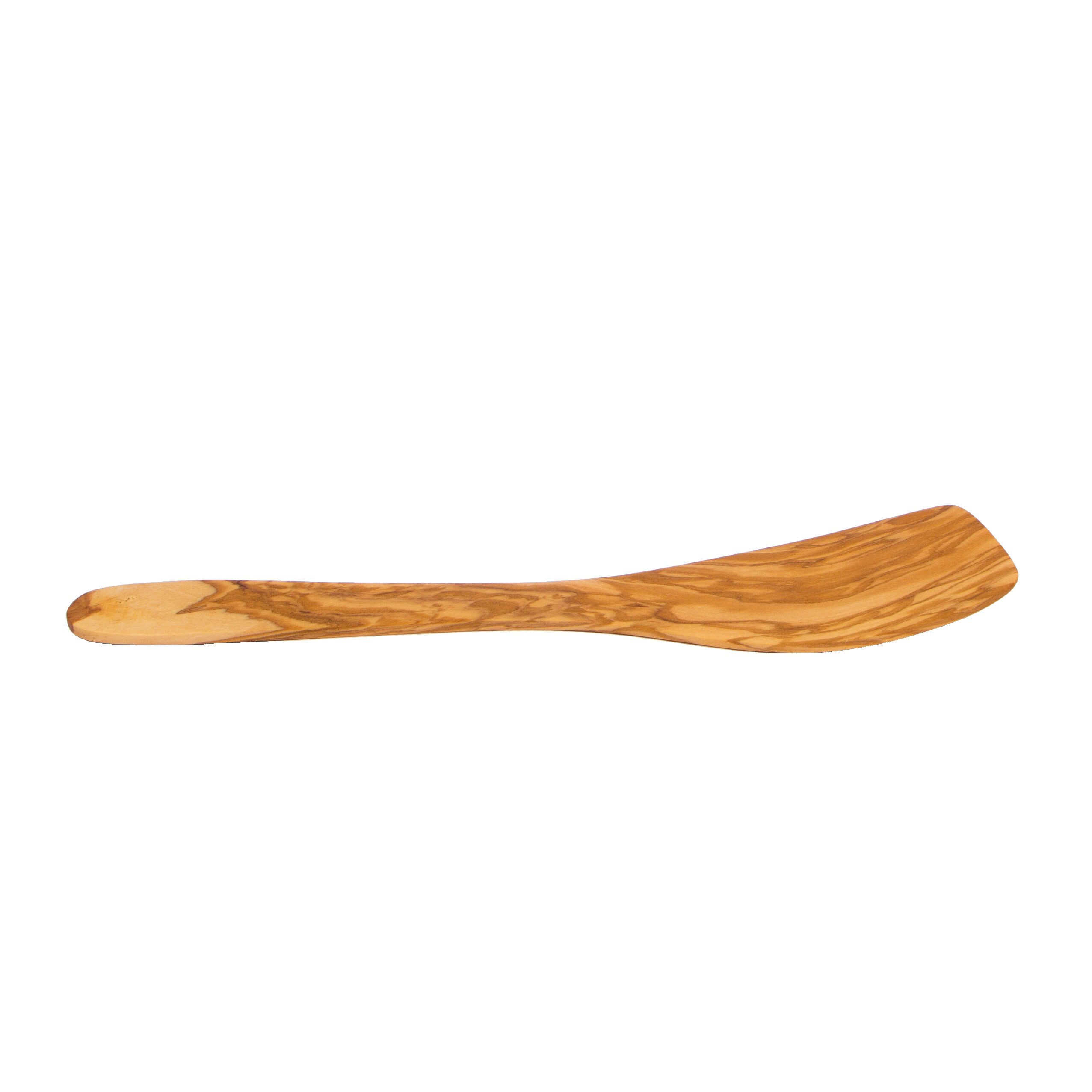 Olive Wood Curved Spatula Akwood Handmade Wooden Spatula Etsy Canada