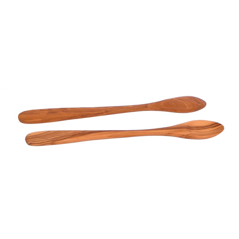 Wooden Jam / Preserves Serving Spoon Set 9.84 Akwood Etsy