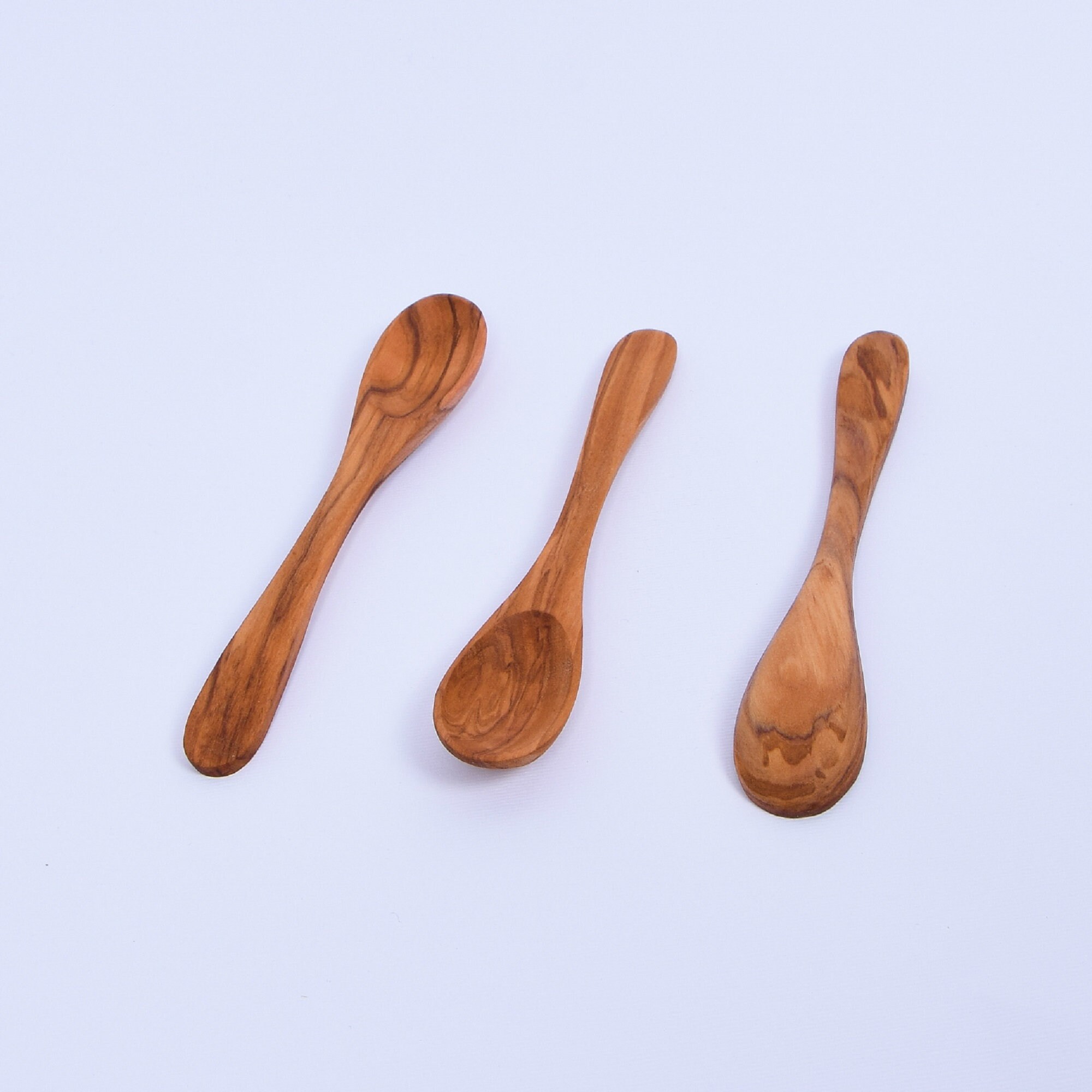 Set of 3 Small Wooden Jam Spoon / Preserves Serving Spoon Etsy