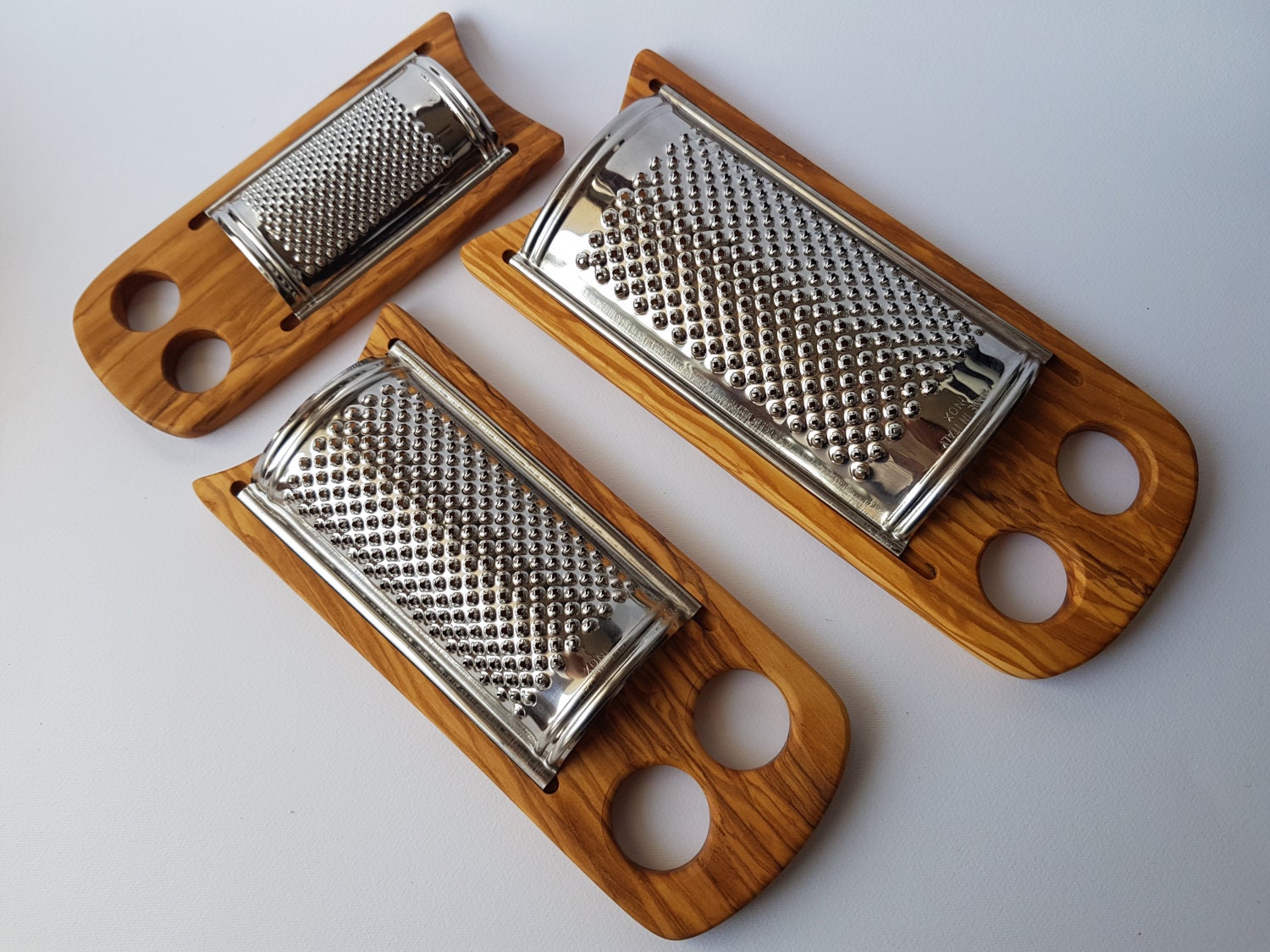 Cheese Grater Flat / Olive Wood Parmesan Grater 3 Different Etsy