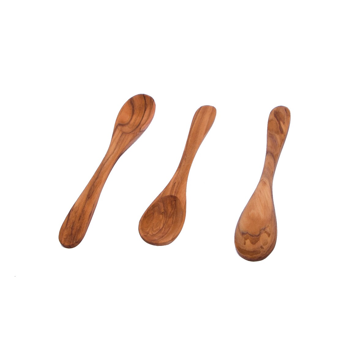 Set of 3 Small Wooden Jam Spoon / Preserves Serving Spoon Etsy
