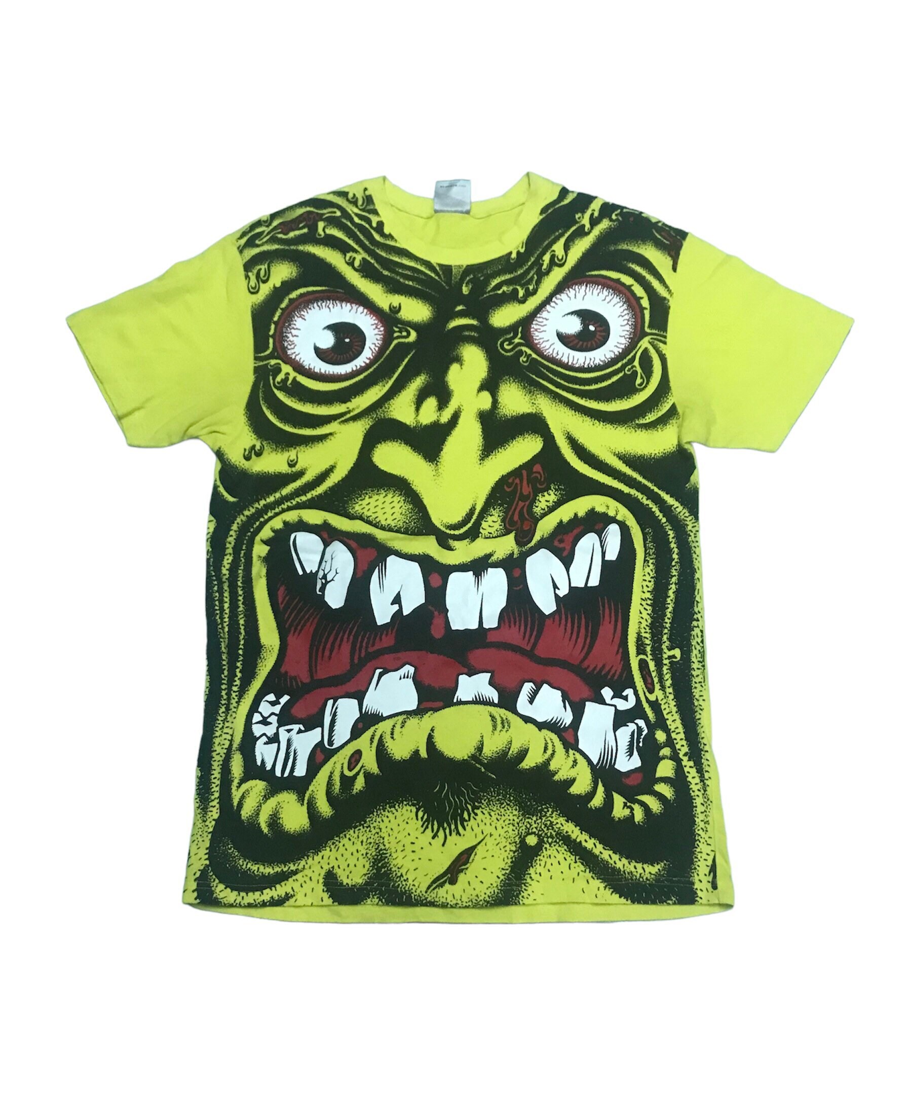 Santa Cruz Rob Roskopp Face Over Print T Shirt Skate Size M