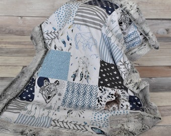 Wolf Baby Quilt