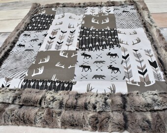 rustic woodland crib bedding