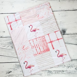 Flamingo Blanket - Flamingo Nursery - Flamingo Baby Gift - Minky Baby Blanket - Minky Blanket Adult - Flamingo Baby Shower - Flamingo Baby