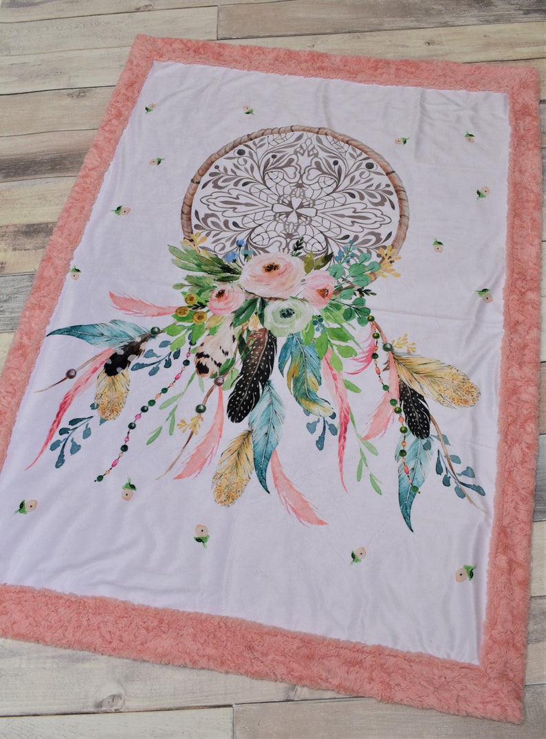 Dream Catcher Blanket Dream Catcher Baby Bedding Dream Etsy