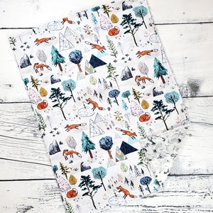 Fox Blanket - Fox Nursery - Woodland Blanket - Fox Toddler Blanket - Fox Baby Gift - Fox Crib Blanket - Forest Blanket - Fox Baby Blanket