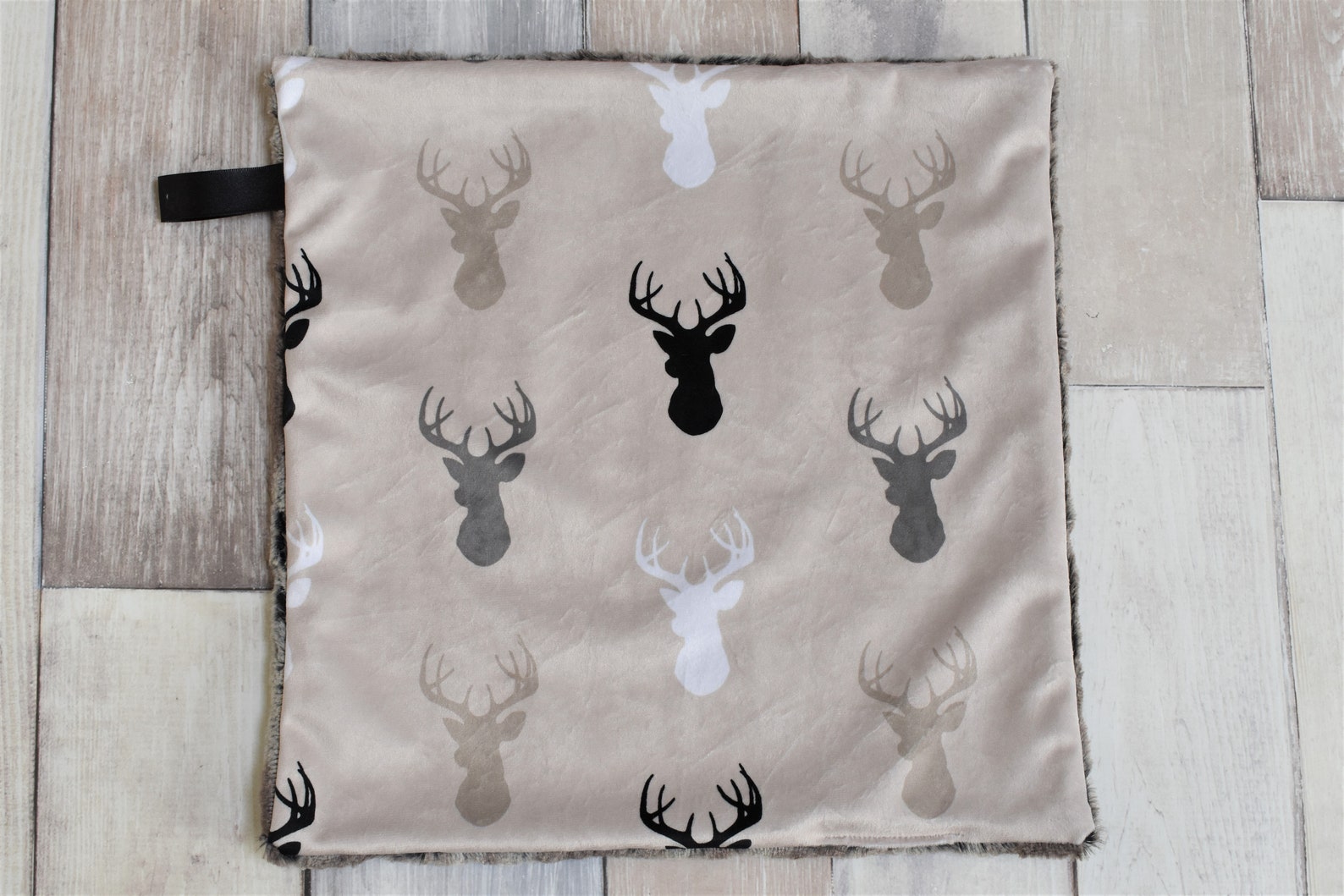 Brown Deer Lovey Deer Mini Baby Blanket Deer Security Etsy