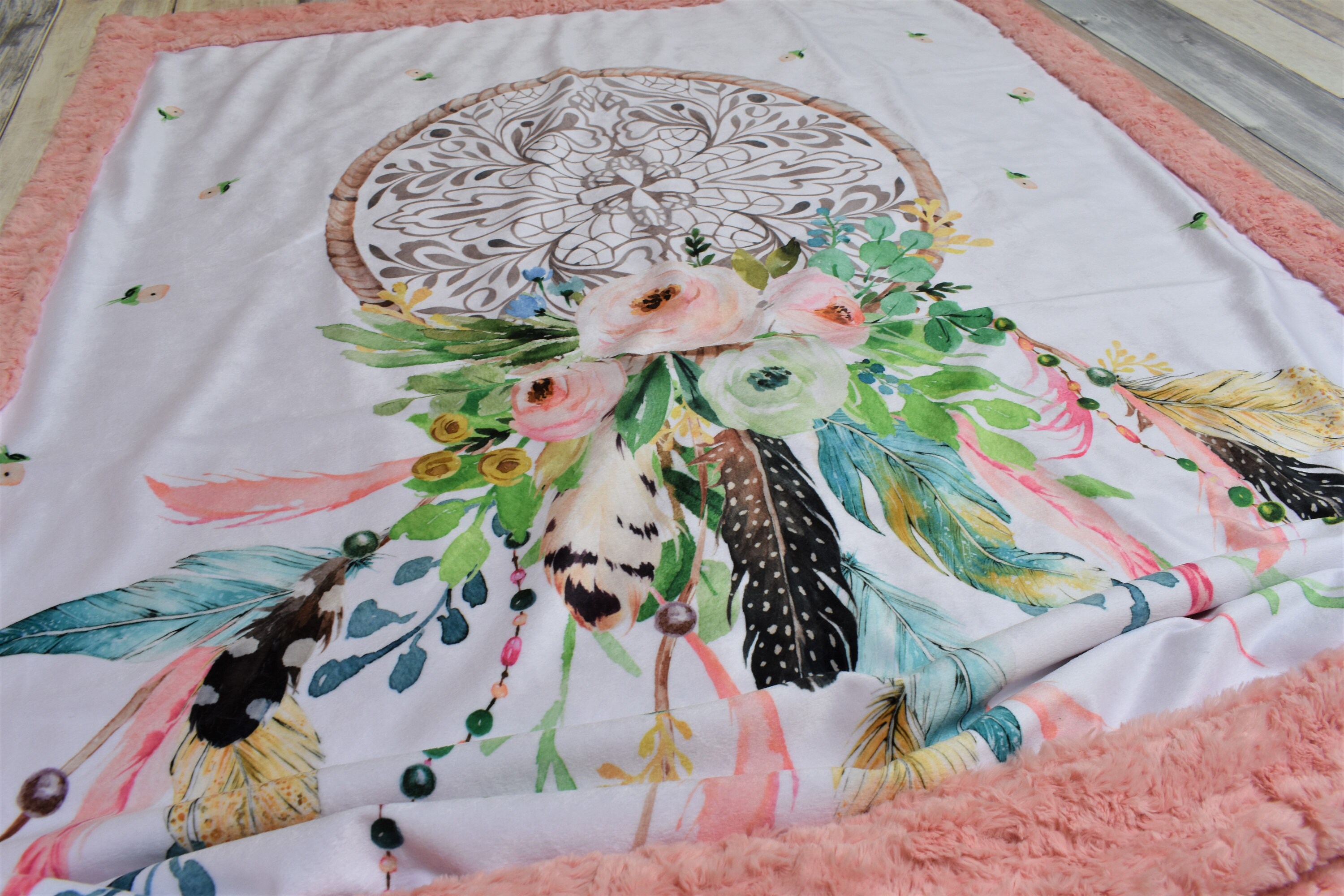 Dream Catcher Blanket Dream Catcher Baby Bedding Dream Etsy