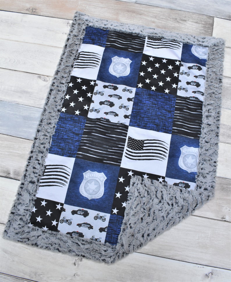 Police Baby Blanket Law Enforcement Blanket Police Baby Etsy