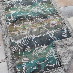 Dinosaur Blanket - Fossil Blanket - Dinosaur Baby Gift - Dinosaur Baby Blanket - Dinosaur Nursery - Dinosaur Baby Bedding