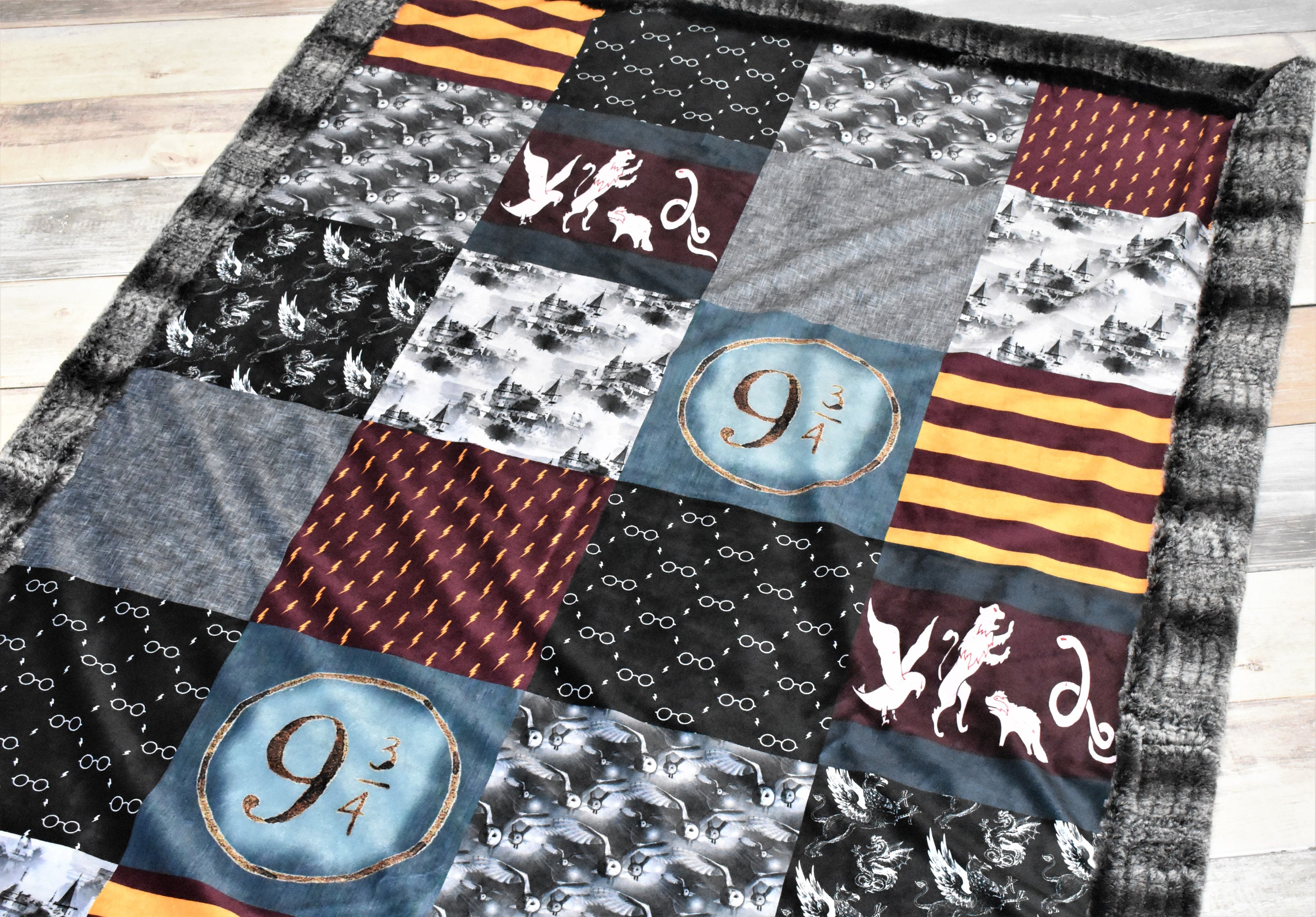 Harry Potter Blanket Harry Potter Baby Blanket Wizards | Etsy