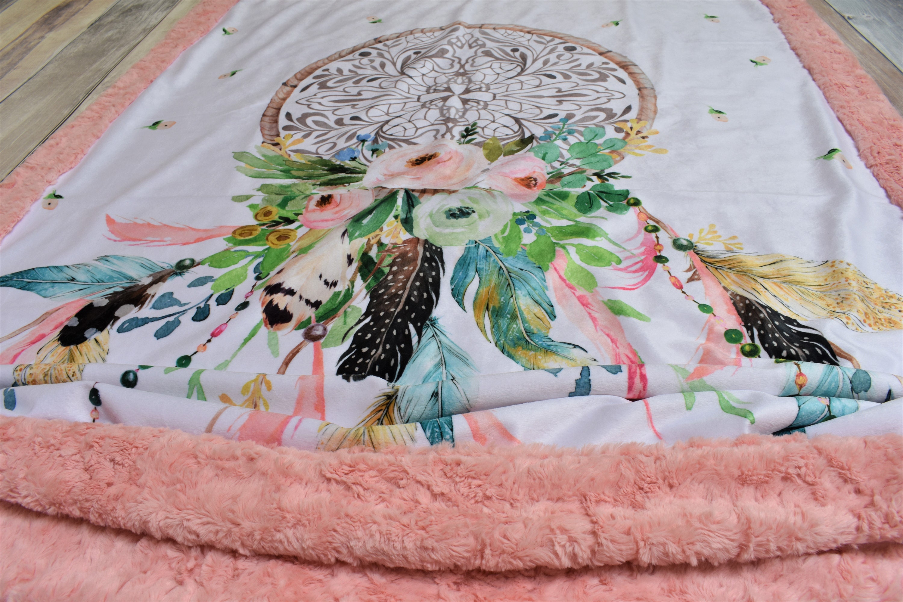 Dream Catcher Blanket Dream Catcher Baby Bedding Dream Etsy