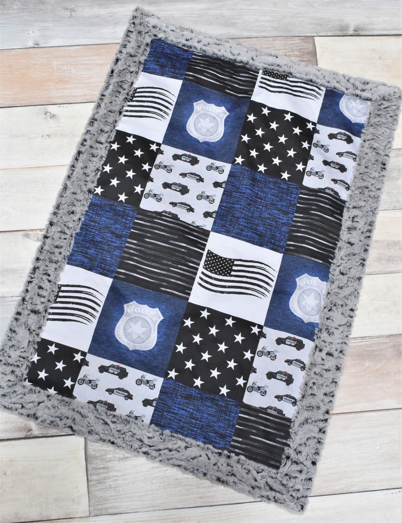Police Baby Blanket Law Enforcement Blanket Police Baby Etsy