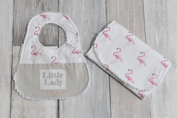 flamingo bib