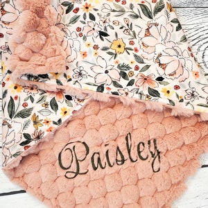 Add A Name - Personalize Baby Blanket - Embroidered Name Add On - Add Baby&#39;s Name - Personalize Baby Gift - Personalization For Baby Blanket