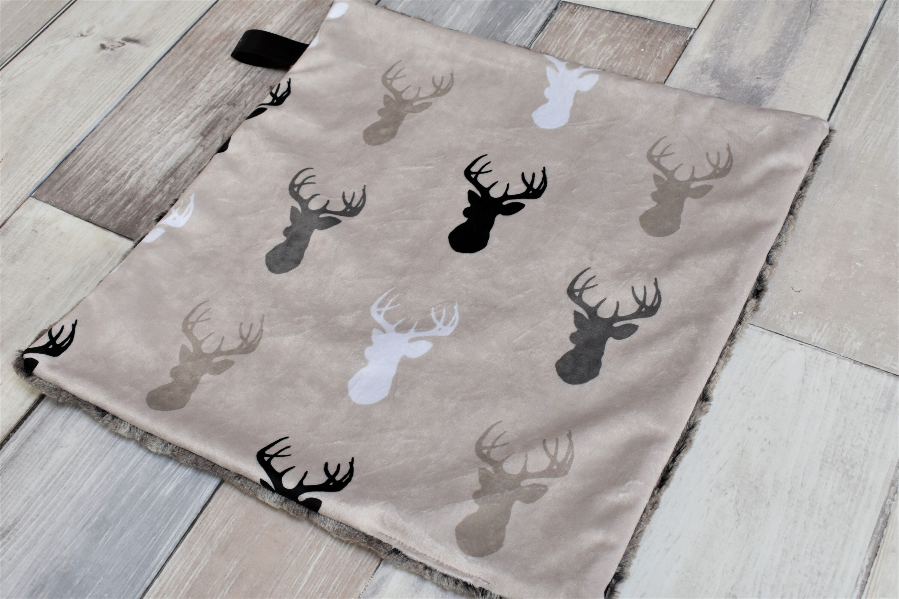 Brown Deer Lovey Deer Mini Baby Blanket Deer Security Etsy
