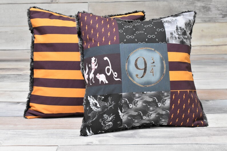 Harry Potter Pillows Harry Potter Pillow Covers Harry Etsy