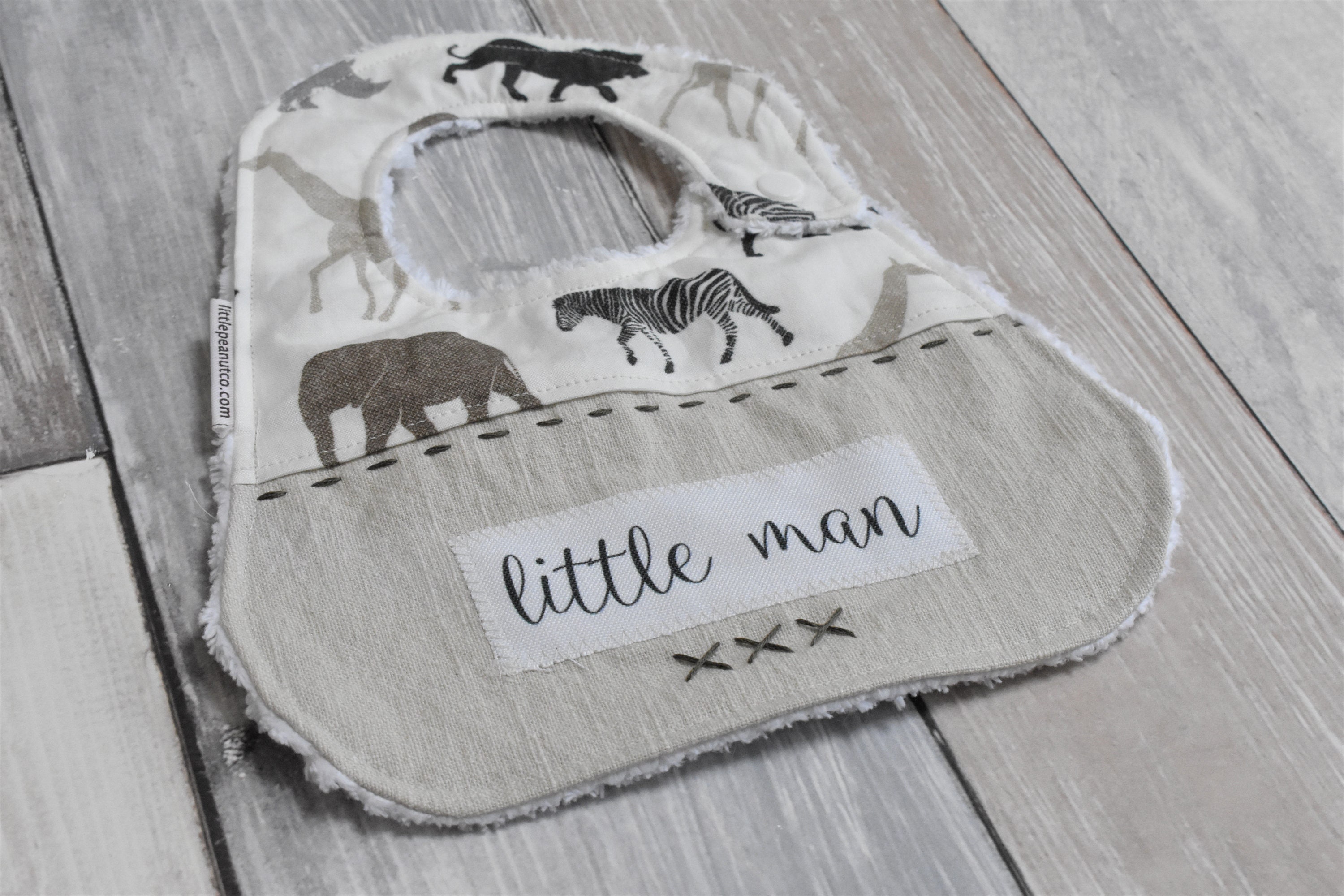 Jungle Baby Bib Safari Baby Bib Jungle Animal Bib and Burp Etsy