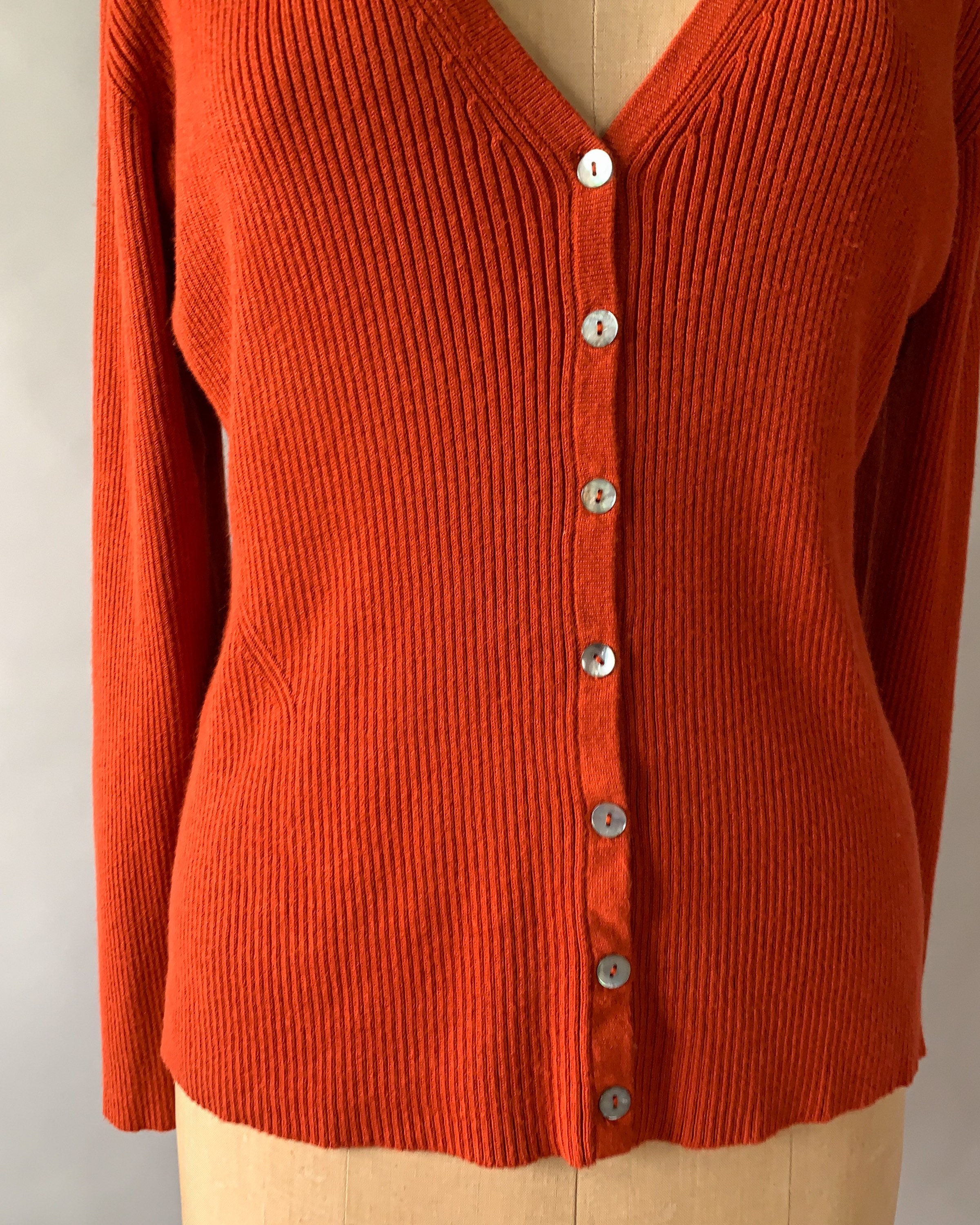 90s Ribbed Green Short Sleeve Sweater Top main image 0