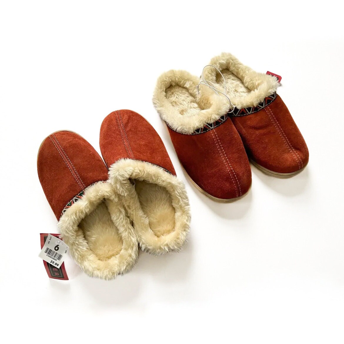 Fur slip ons best sale