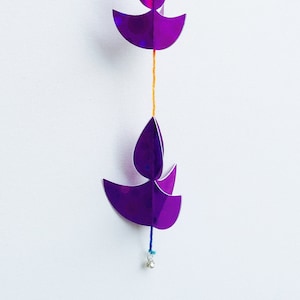 Diwali Kids Craft Kit - Hanging Lamps (Purple)