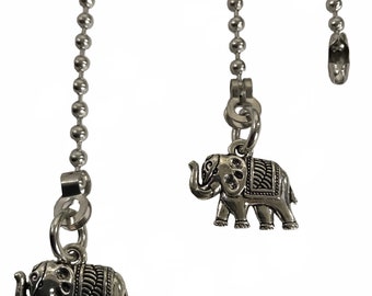 Circus Elephant Fan Light Pull Chain Replacement Extender Set