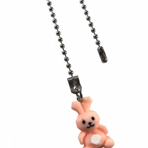 Bunny Rabbit Fan Light Pull Chain Extender Replacement Ornament
