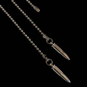 Two Small Silver Bullets Fan Light Pull Chain Ornaments Set