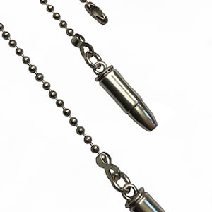 Two Bullet Ornaments Fan Light Pull Chain Set