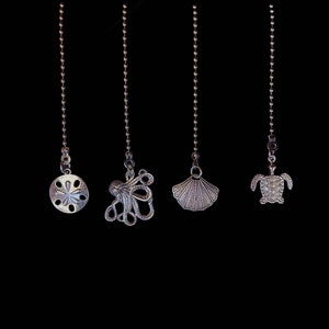 All Four - Ocean Beach Theme Fan Light Pull Chains