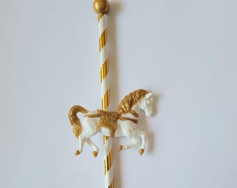 Carousel horse cakepop / cupcake horse topper - set of 6