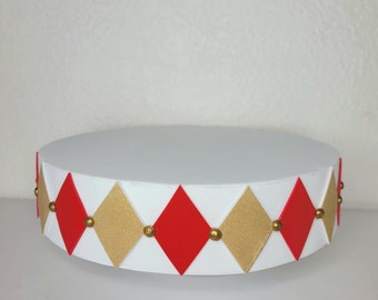 Carnival diamond fake cake, faux prop