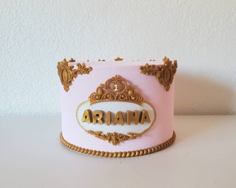 Princess crown fake/ faux cake