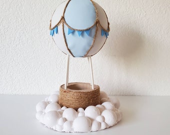 Hot air balloon cake topper/centerpiece
