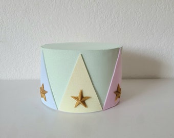 Circus carnival stool Faux cake, fake party decor