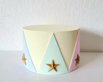 Circus carnival stool Faux cake, fake party decor