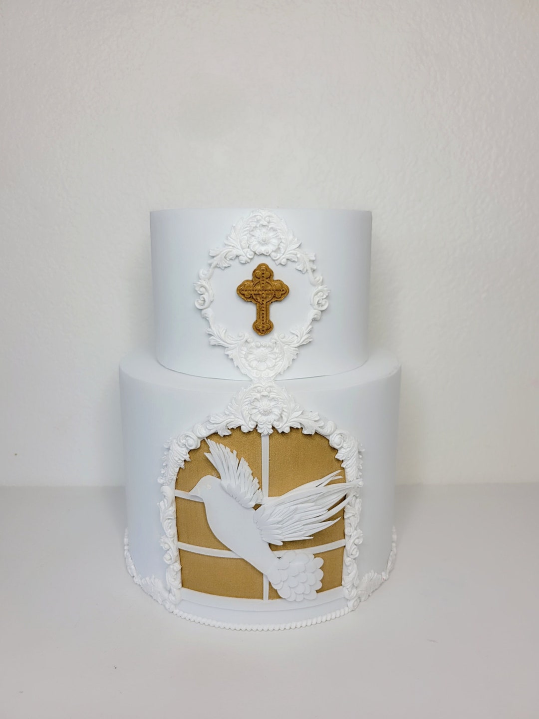 Religious Faux Cake, Fake Prop, Baptism / Communion / First ...