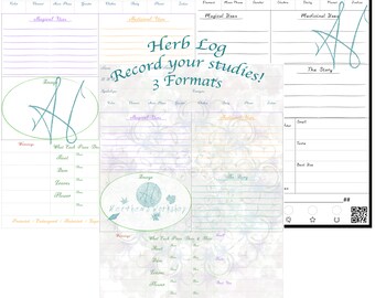 Feuille de journal d'herbes